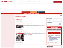 Tablet Screenshot of mail.selogerpro.com